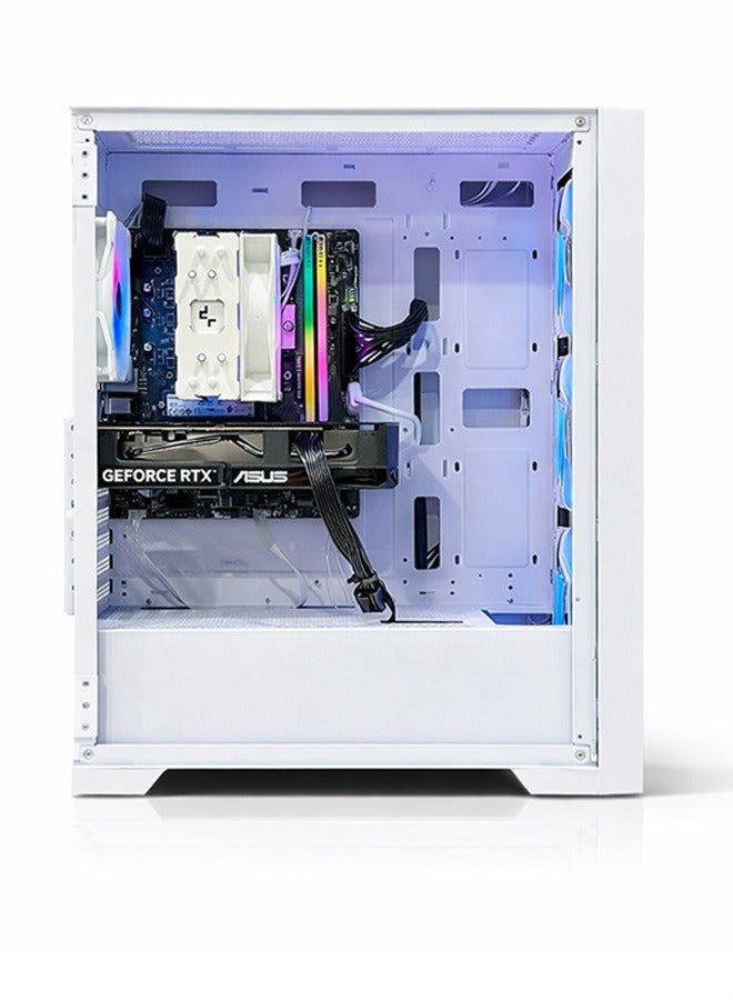 Game Sekret Skye Gaming PC - Intel Core i5-12400F | GeForce RTX 3050 6GB GPU | 16GB DDR4 RAM-500GB NVMe SSD | Air Cooler-H610 MB-500W 80+ PSU | WiFi-Bluetooth-Windows 11 Pro | Game Sekret Desktop Computer | 1 Year Warranty White - Image 2